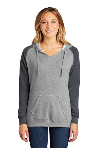 District® Juniors Lightweight Fleece Raglan Hoodie
