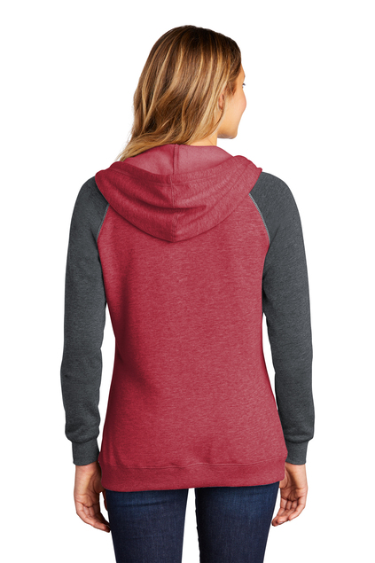 District® Juniors Lightweight Fleece Raglan Hoodie
