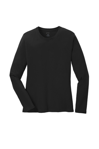 Port & Company® Ladies Long Sleeve Core Cotton Tee