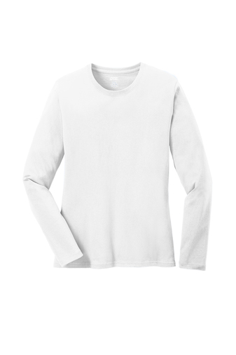 Port & Company® Ladies Long Sleeve Core Cotton Tee