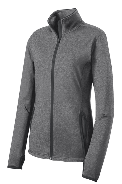 Sport-Tek® Ladies Sport-Wick® Stretch Contrast Full-Zip Jacket
