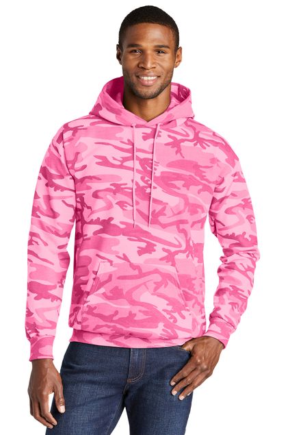 Port & Company® Core Fleece Camo Pullover Hooded Sweatshirt