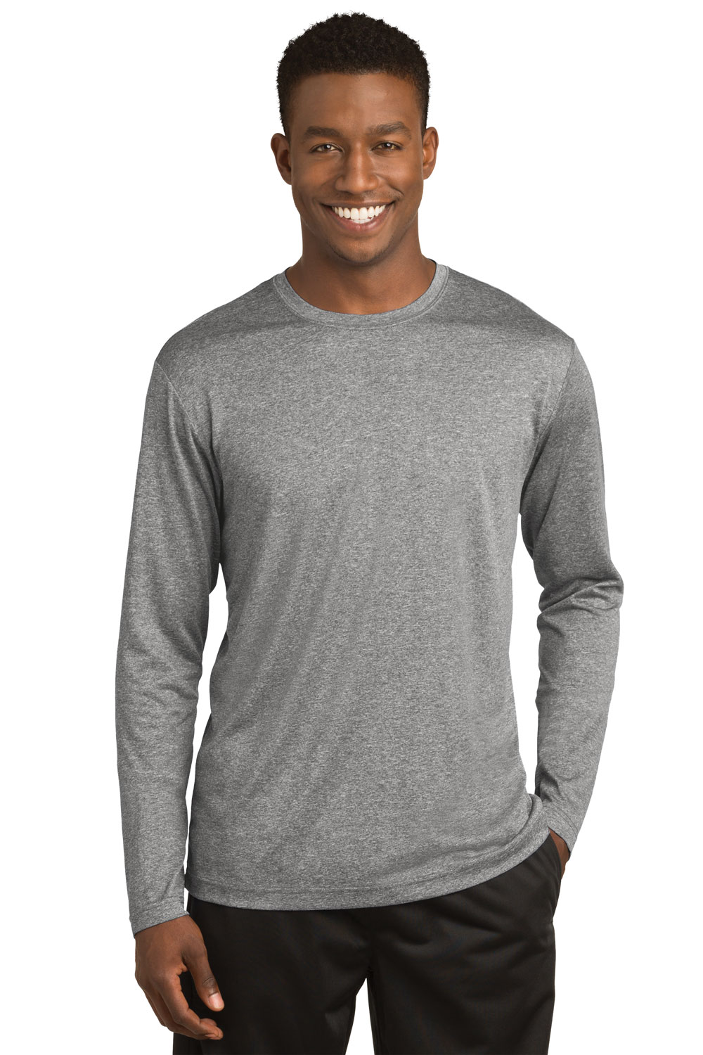 Sport-Tek®  Long Sleeve Heather Contender™ Tee