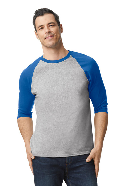 Gildan® Heavy Cotton™ 3/4-Sleeve Raglan T-Shirt