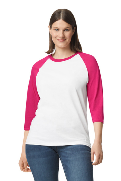 Gildan® Heavy Cotton™ 3/4-Sleeve Raglan T-Shirt