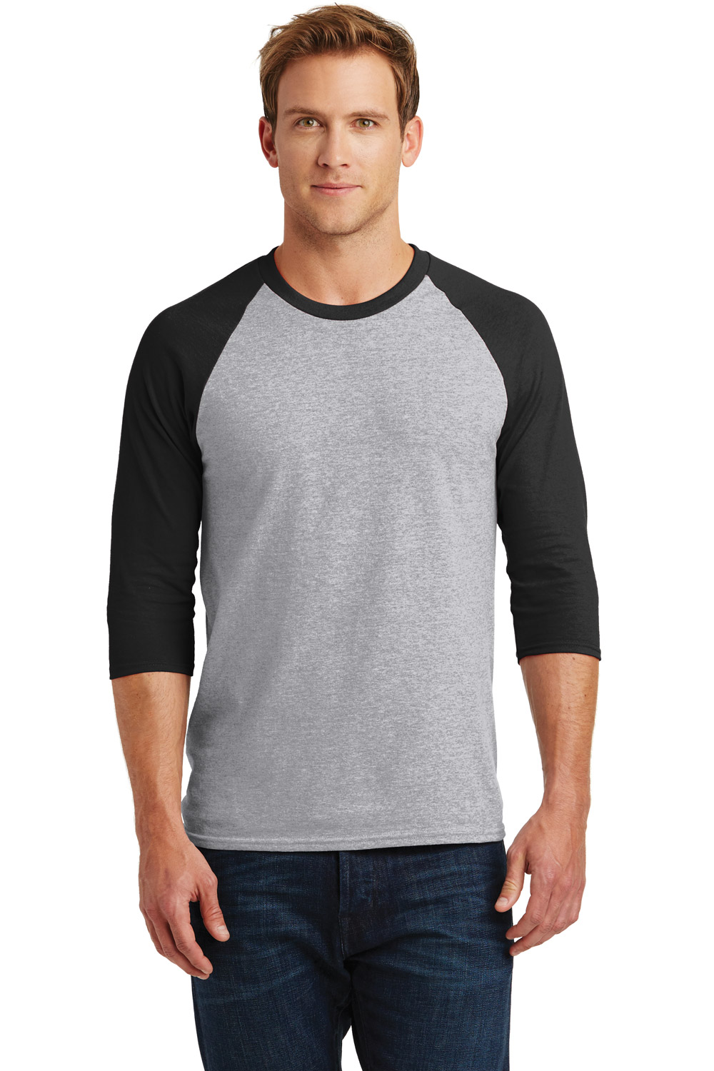 Gildan® Heavy Cotton™ 3/4-Sleeve Raglan T-Shirt