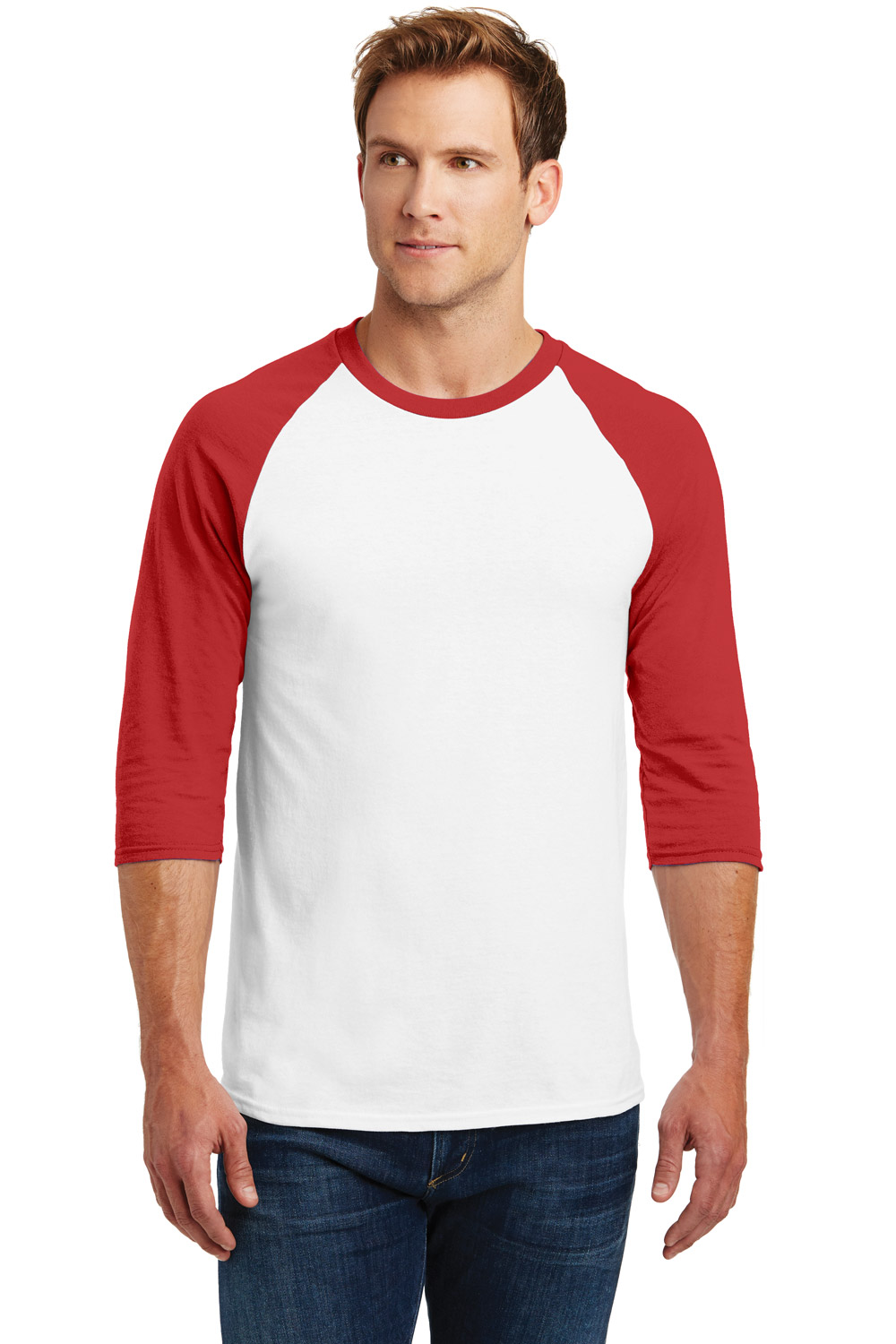 Gildan® Heavy Cotton™ 3/4-Sleeve Raglan T-Shirt
