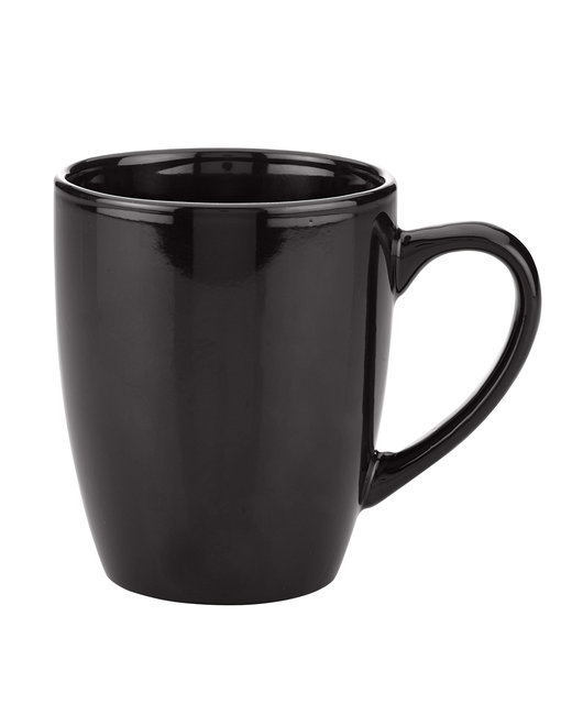 Prime Line 12oz Contemporary Challenger Café Ceramic Mug ( 24-Pac