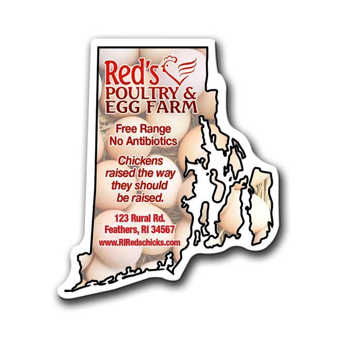 Rhode Island State Magnet