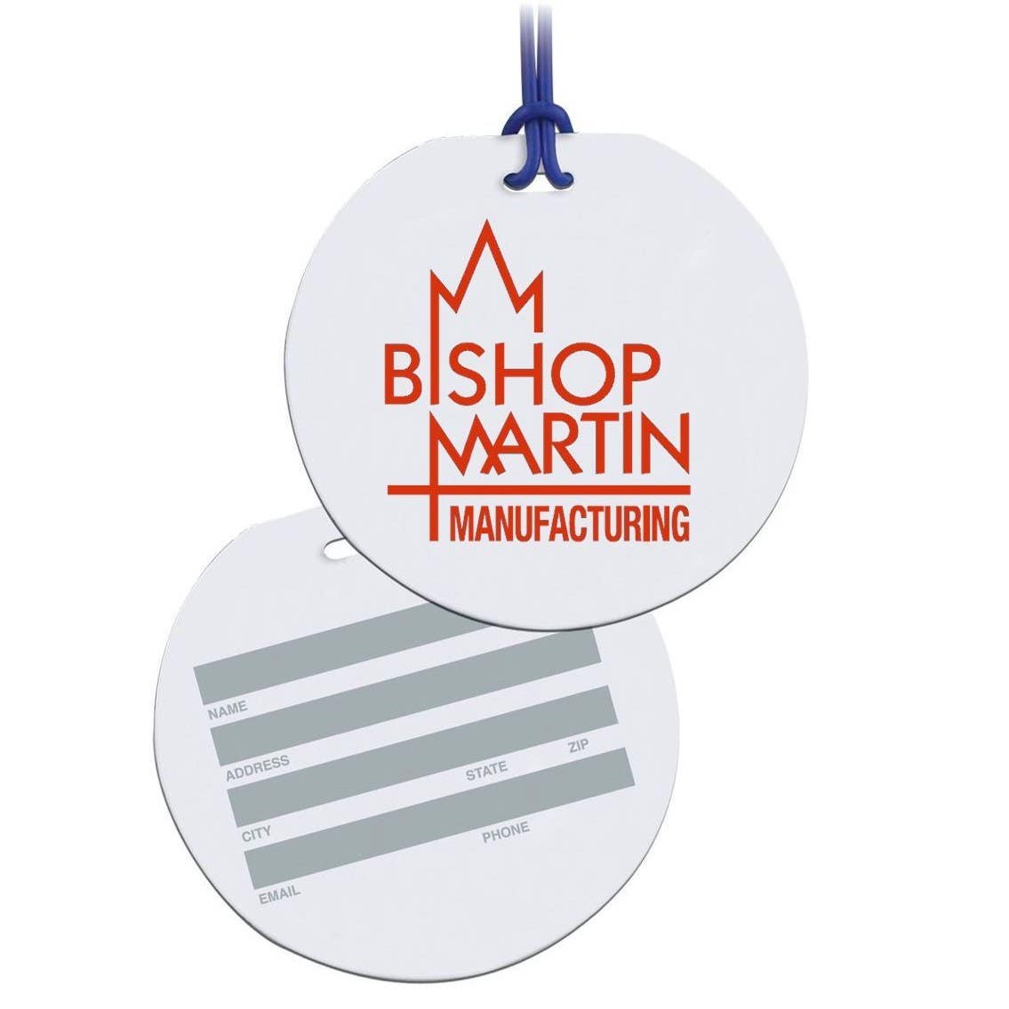 Round Celebrity Bag Tag