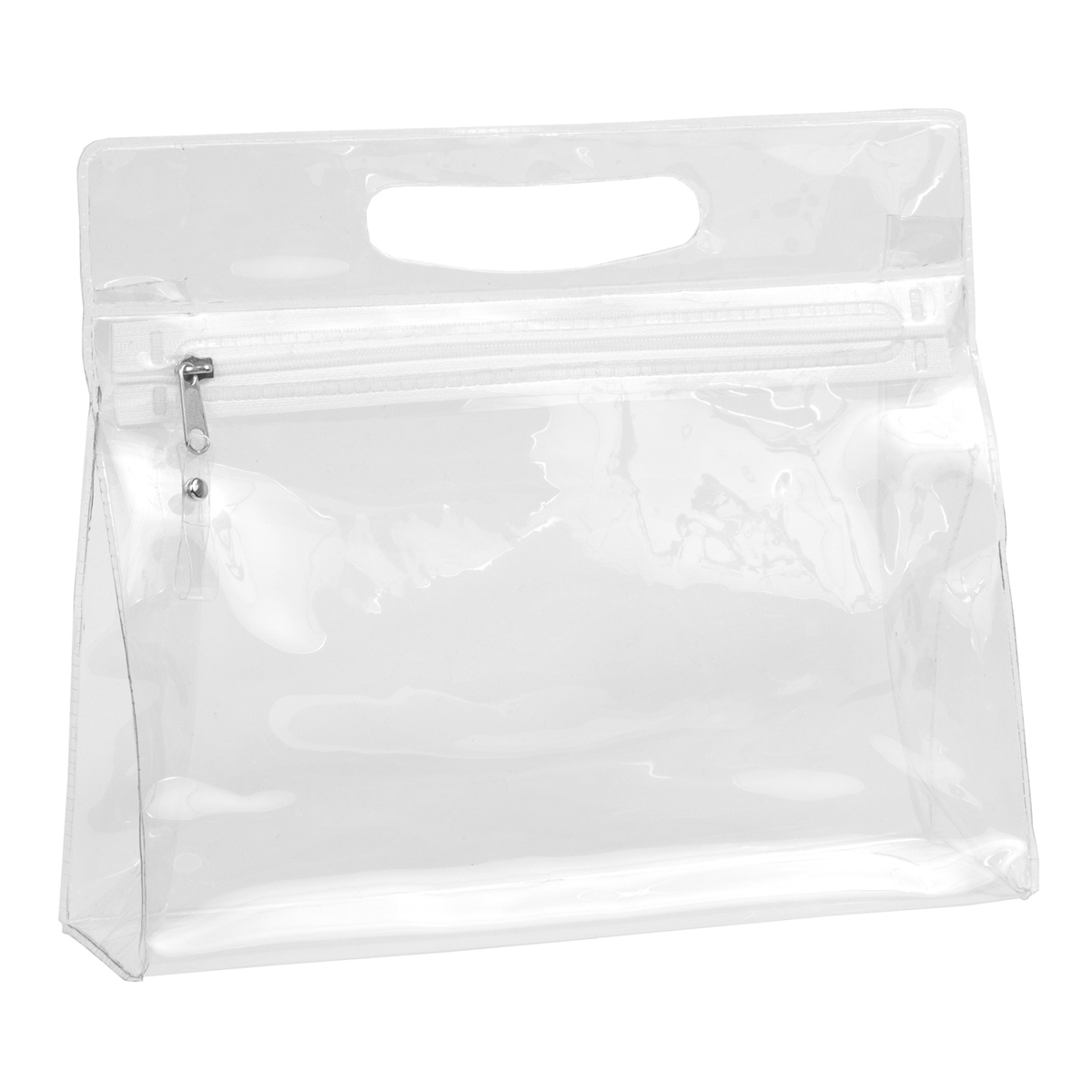 Zipper Vinyl Travel, Vanity and Accessories Pouch