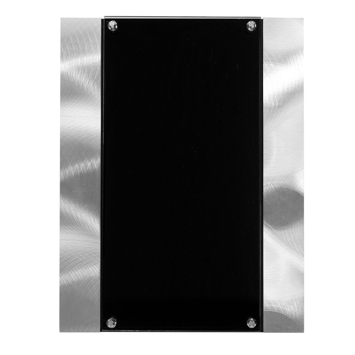 Striped Metal Plaque