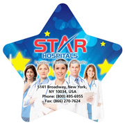 Star Shaped Microfiber Cleaning Cloths in Polybag