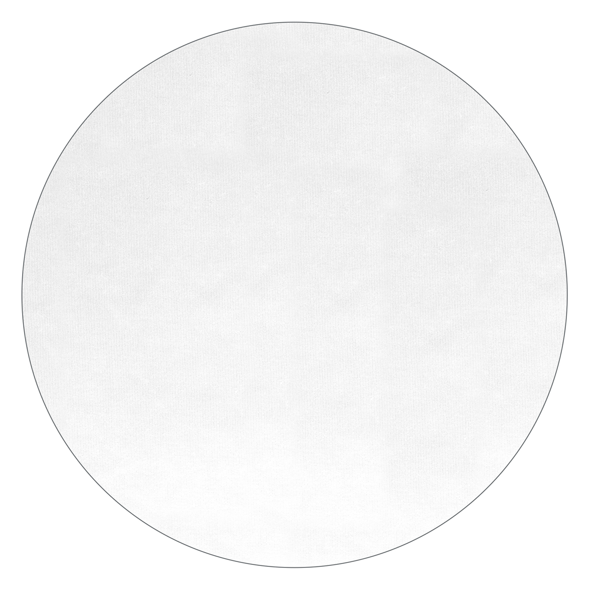 Circle Shaped Microfiber Cleaning Cloths in Polybag