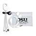 Mobile Tech Earbud and Charging Cables Kit In Translucent Carabin
