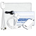 Mobile Tech Earbud and Charging Kit in Translucent Carabiner Zipp