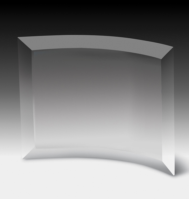Curved Standing Award - 4” X 6”