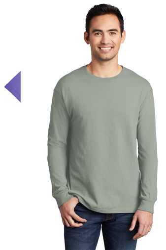 Port & Company® Beach Wash™ Garment-Dyed Long Sleeve Tee