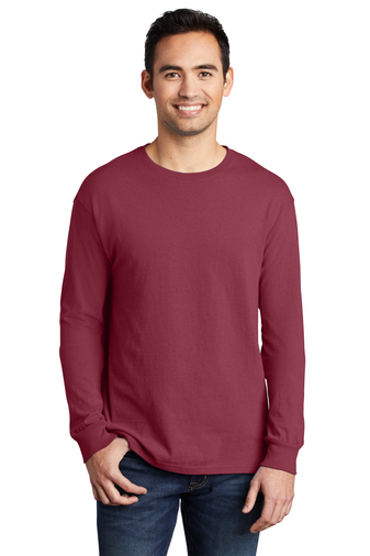 Port & Company® Beach Wash™ Garment-Dyed Long Sleeve Tee