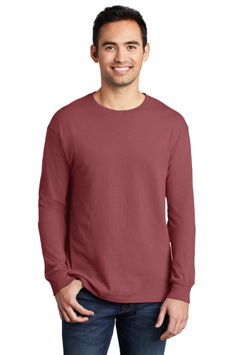 Port & Company® Beach Wash™ Garment-Dyed Long Sleeve Tee