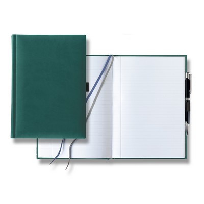Tucson Grande Lined White Page Journal with Pen & Loop