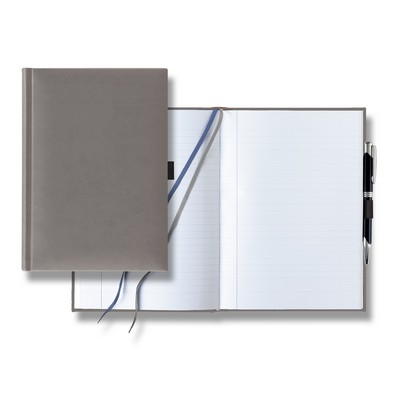 Tucson Grande Lined White Page Journal with Pen & Loop
