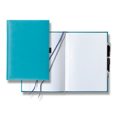 Tucson Grande Lined White Page Journal with Pen & Loop