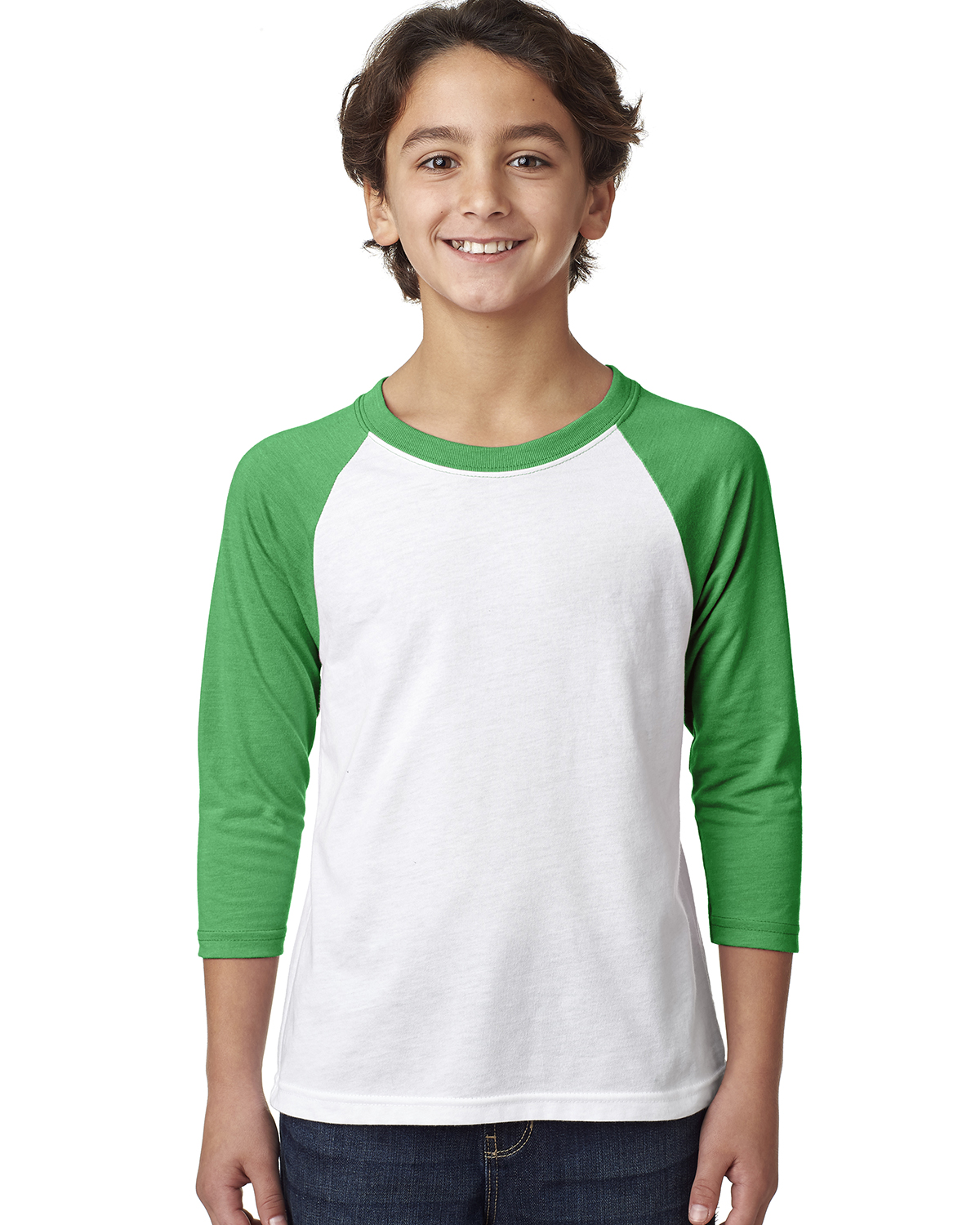 Youth CVC 3/4-Sleeve Raglan