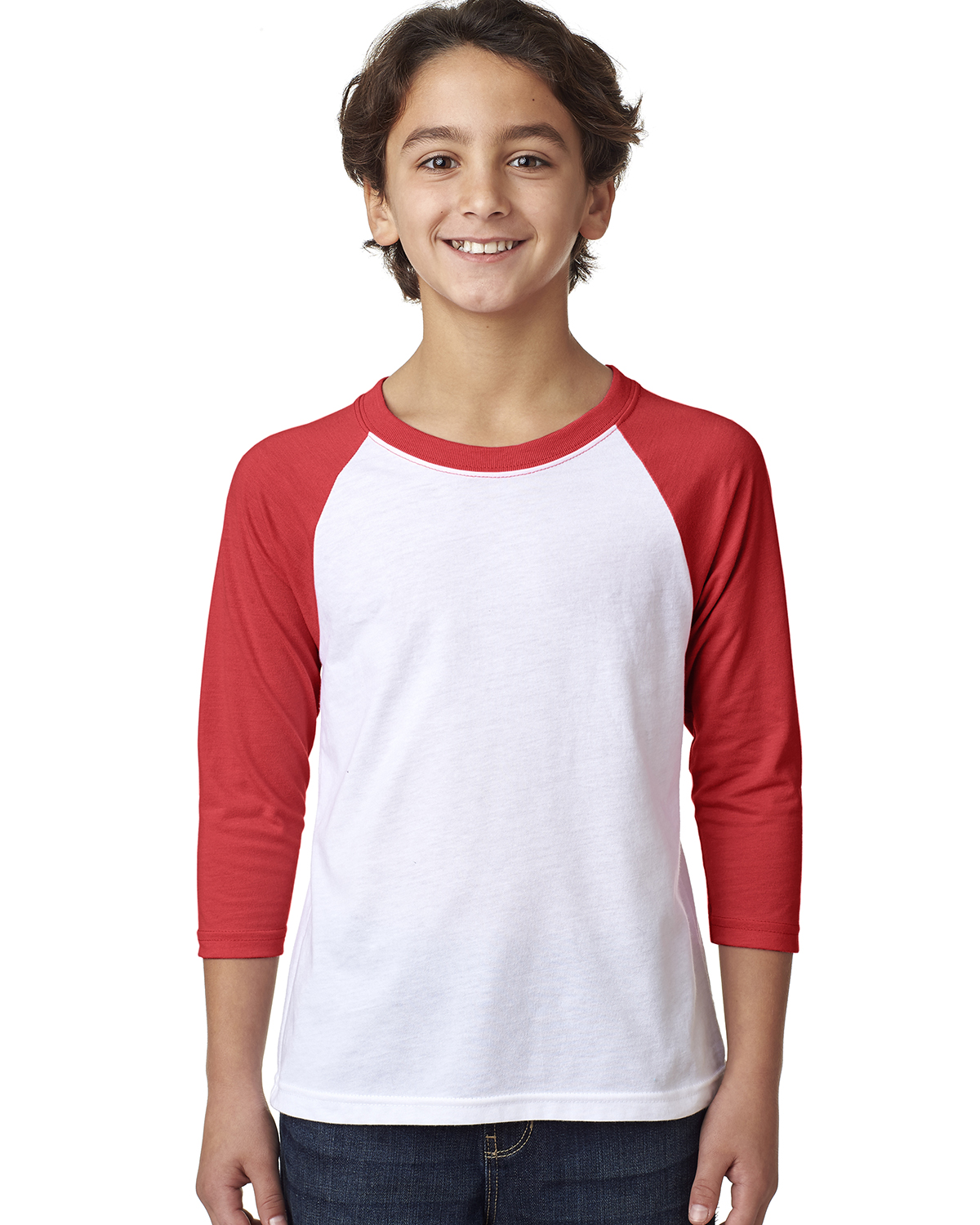 Youth CVC 3/4-Sleeve Raglan