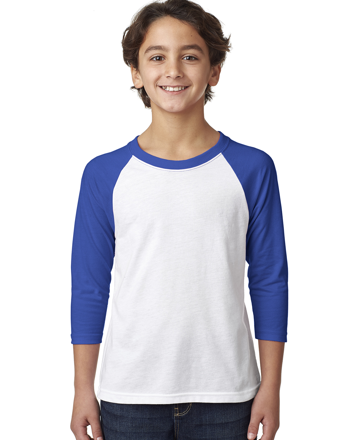 Youth CVC 3/4-Sleeve Raglan