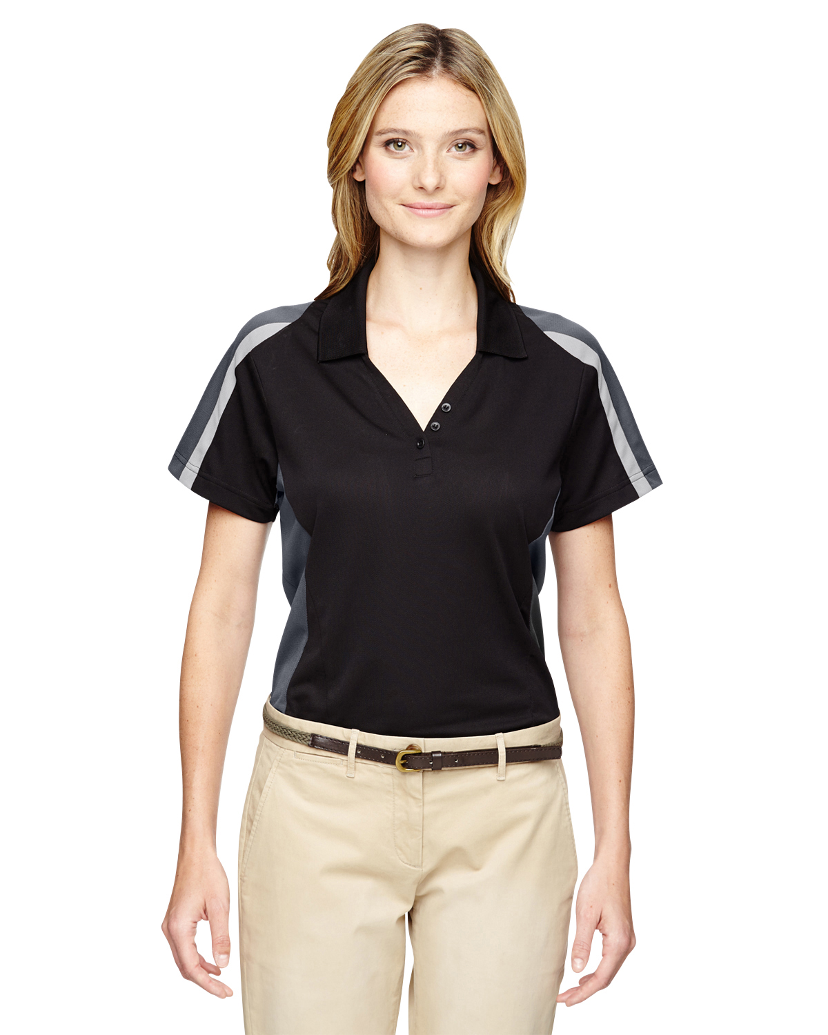 Ladies' Eperformance™ Strike Colorblock Snag Protection Polo