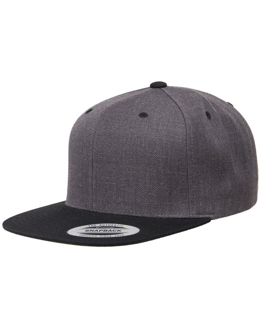Yupoong Adult 6-Panel Structured Flat Visor Classic Two-Tone Snap