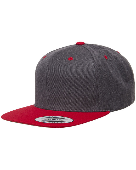 Yupoong Adult 6-Panel Structured Flat Visor Classic Two-Tone Snap