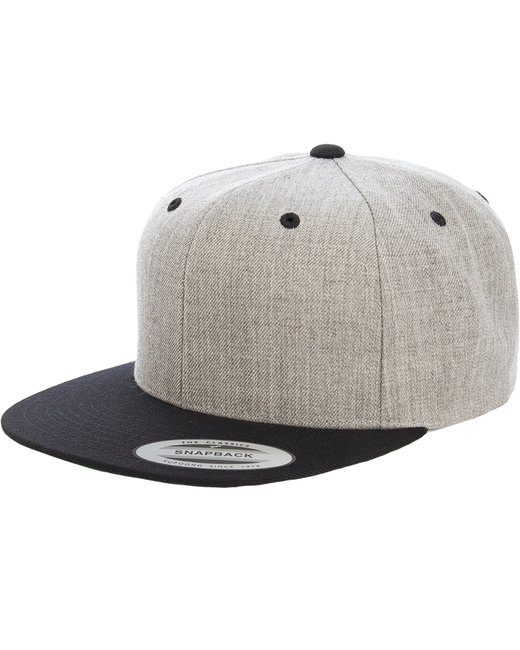 Yupoong Adult 6-Panel Structured Flat Visor Classic Two-Tone Snap