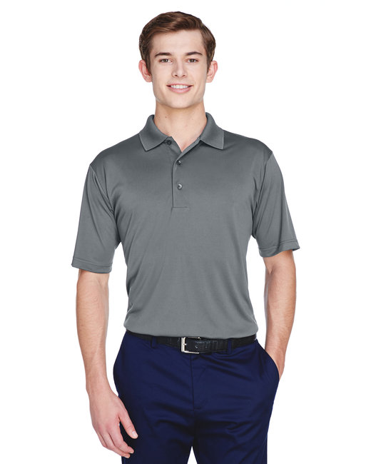 UltraClub Men's Cool & Dry 8-Star Elite Performance Interlock Pol