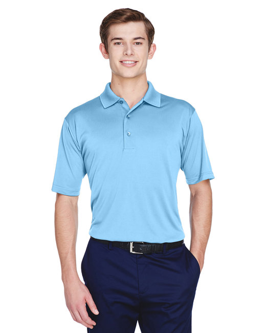 UltraClub Men's Cool & Dry 8-Star Elite Performance Interlock Pol