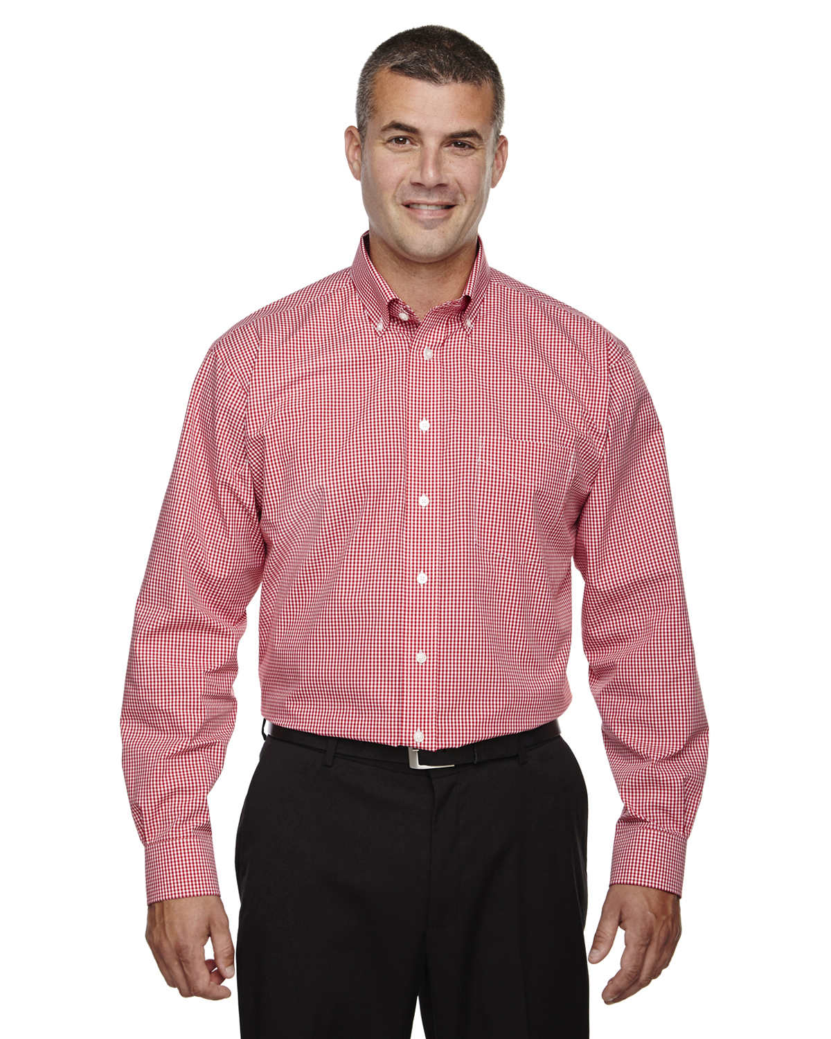 Men's Crown Woven Collection® Gingham Check
