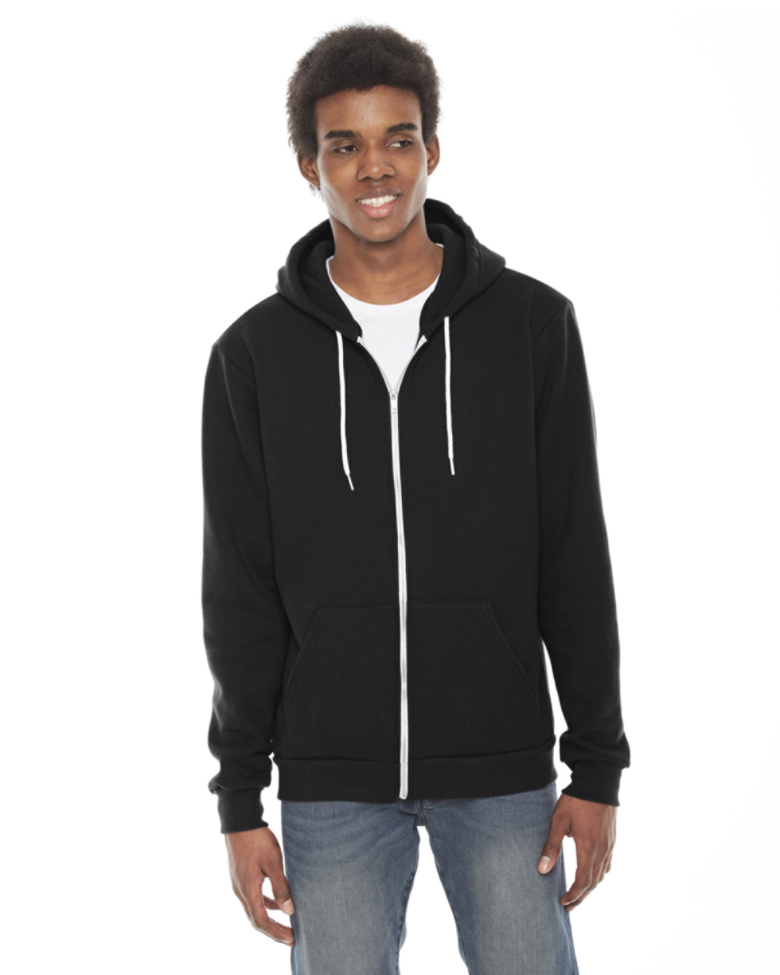 Unisex Flex Fleece USA Made Zip Hoodie