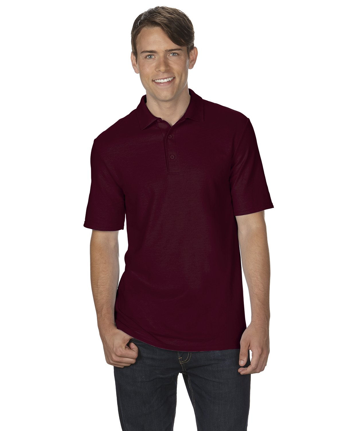 Adult Double Piqué Polo