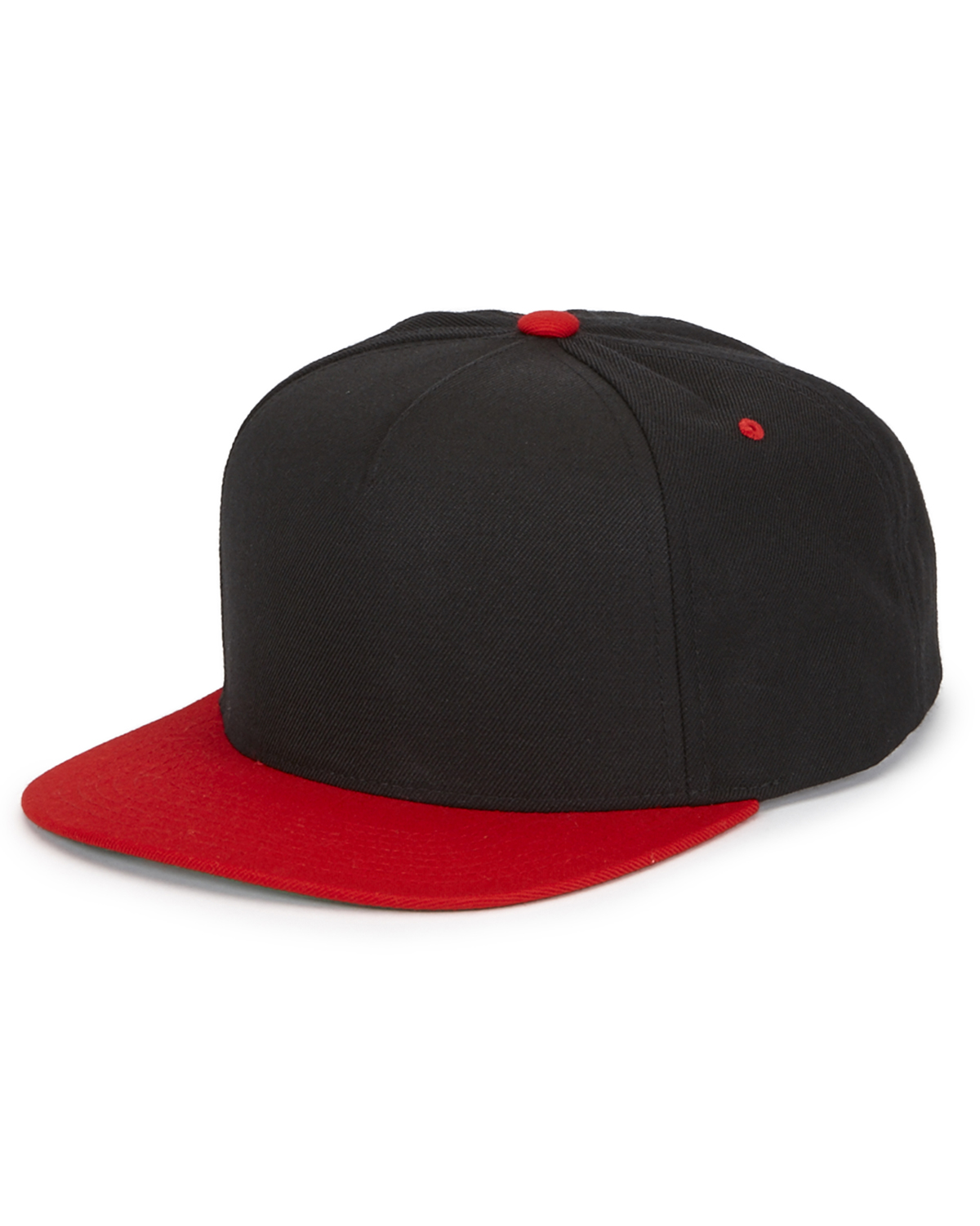 Yupoong Adult 5-Panel Structured Flat Visor Classic Snapback Cap