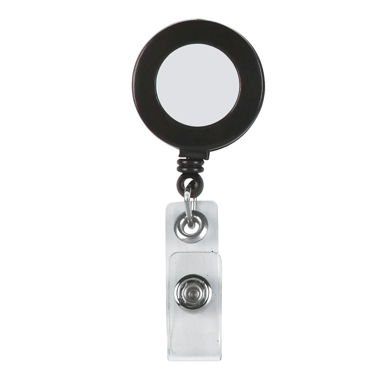 Retractable Badge Holder with Laminated Label
