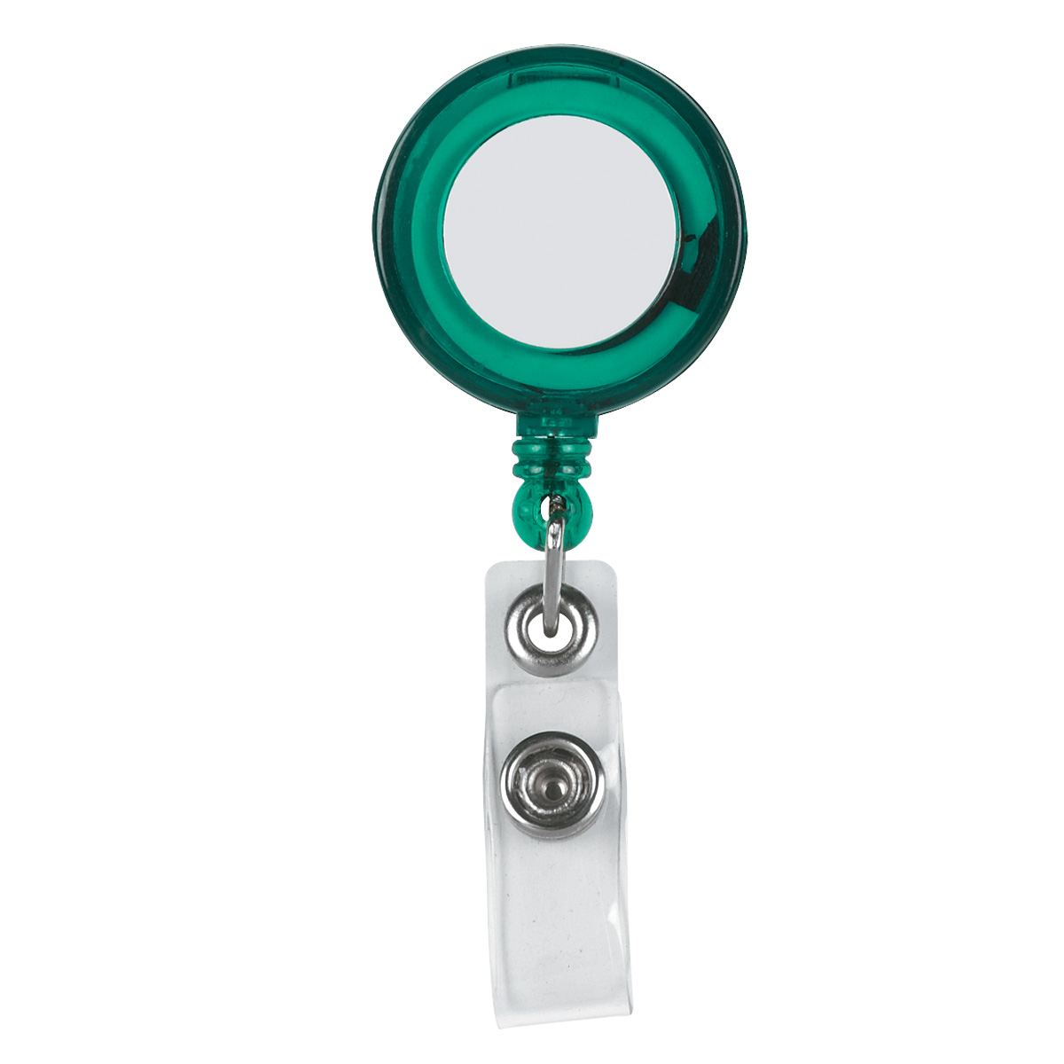 Retractable Badge Holder with Laminated Label