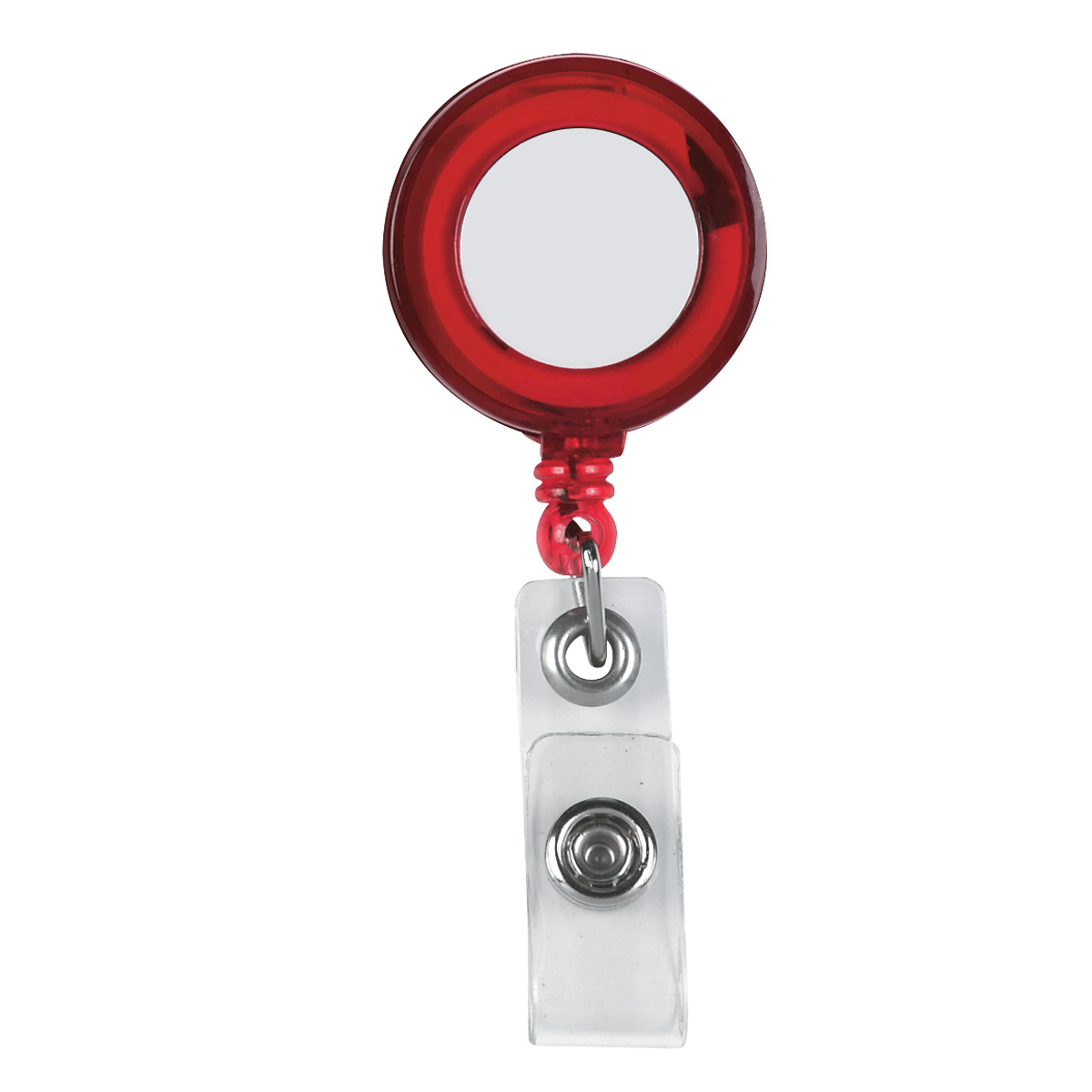 Retractable Badge Holder with Laminated Label