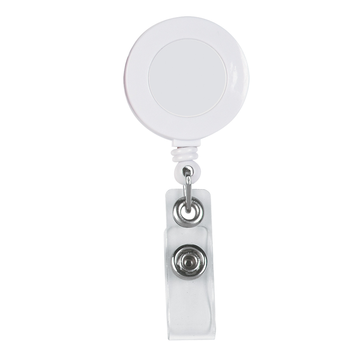 Retractable Badge Holder with Laminated Label