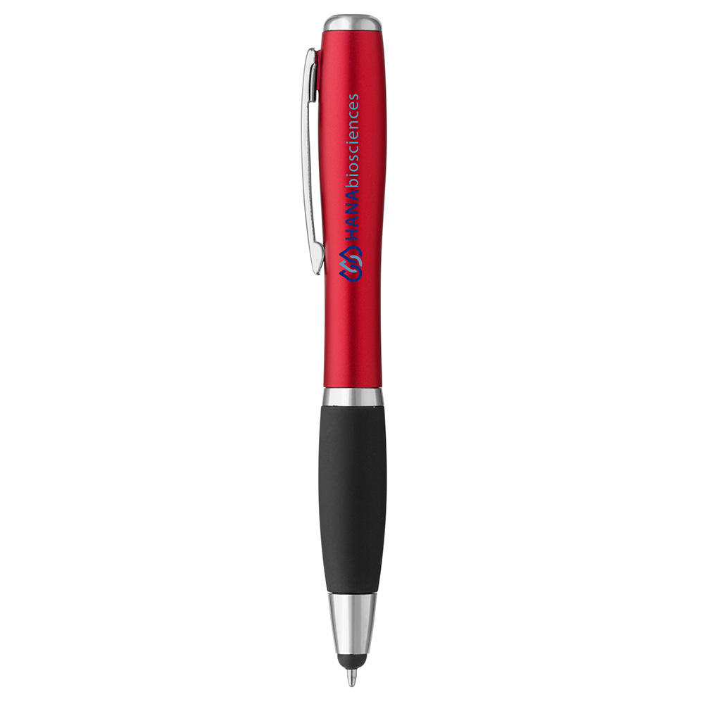 Curvaceous Stylus Ballpoint With Light