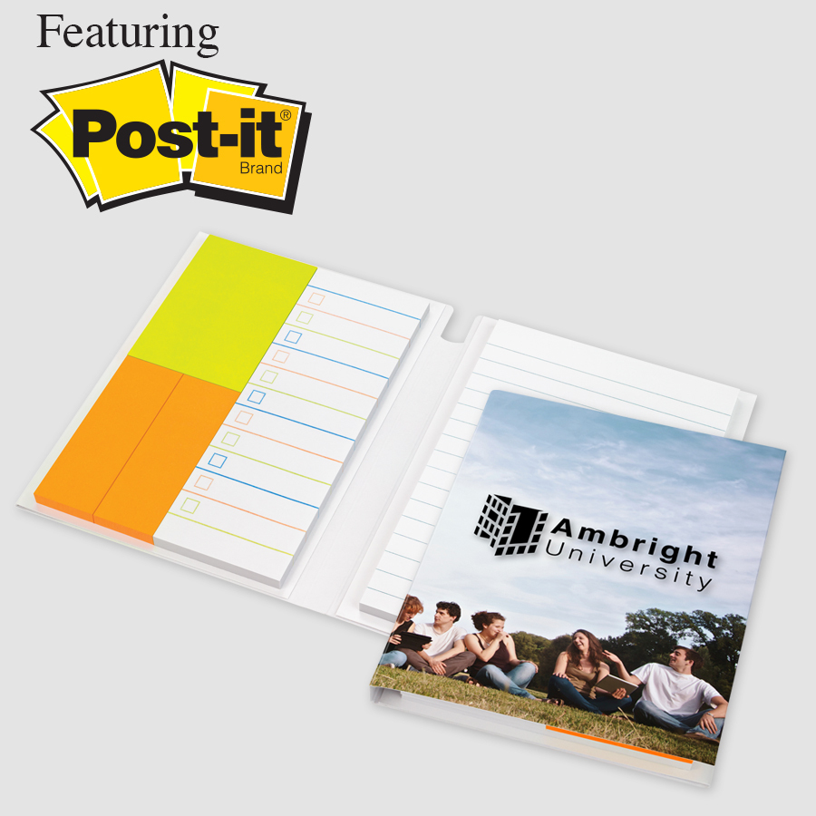 Essential Journal featuring Post-it® Notes and Flags — Option 1
