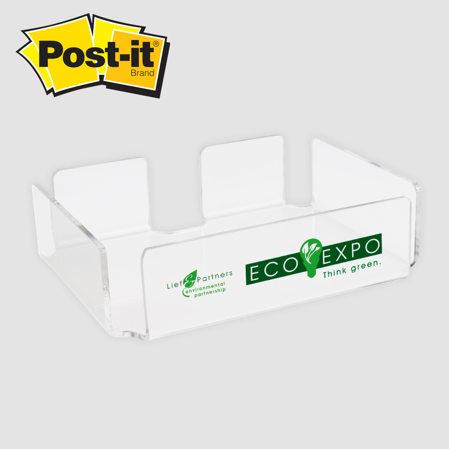 Acrylic Tray for Post-it® Custom Printed Notes