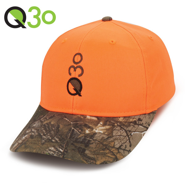 Flame Orange & Camo Cap