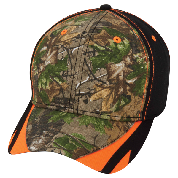 Camo and Blaze Accent Cap
