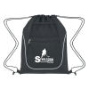 Drawstring Sports Pack With Dual Pockets_Silkscreen
